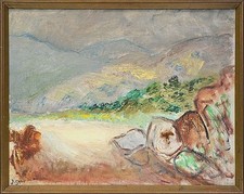 Quadro A Jarne Gissel Paesaggio Europa Meridionale 55 X 69 CM Italia Francia