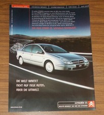 Seltene Werbung CITROEN C5 - Die Welt wartet nicht auf neue Autos 2003
