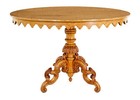 Swedish 19Th Century Birch Oval Occasional Table