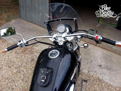 P SUZUKI MARAUDER VZ800 Courroie Pour Tablier En Cuir De Protection De Réservoir - Photo 1/4
