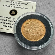 1913 Canada $10 Gold Coin -  Canadian Gold Reserve