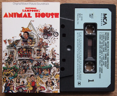 VARIOUS - NATIONAL LAMPOONS ANIMAL HOUSE (MCA MCLC1867) 1980s UK CASSETTE TAPE