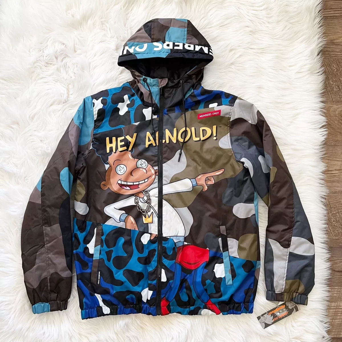 Hey arnold top members only jacket