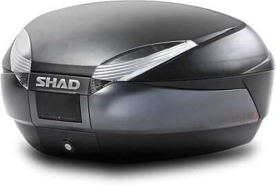 SHAD SH48 Motorrad-Baulett 48L Schwarz Anthrazit Für Yamaha T-MAX 500