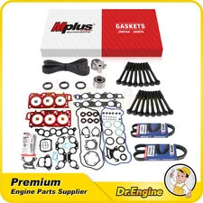 Head Gasket Set Timing Belt Kit Serpentine Belt Fit 99-03 Toyota Lexus 3.0L