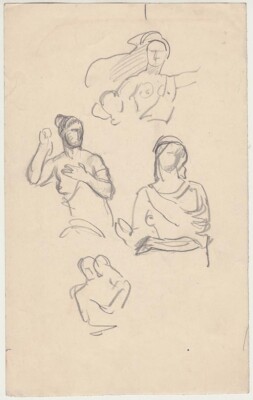 Figure study, c.1920, Austrian Franz Windhager (1879 1959)