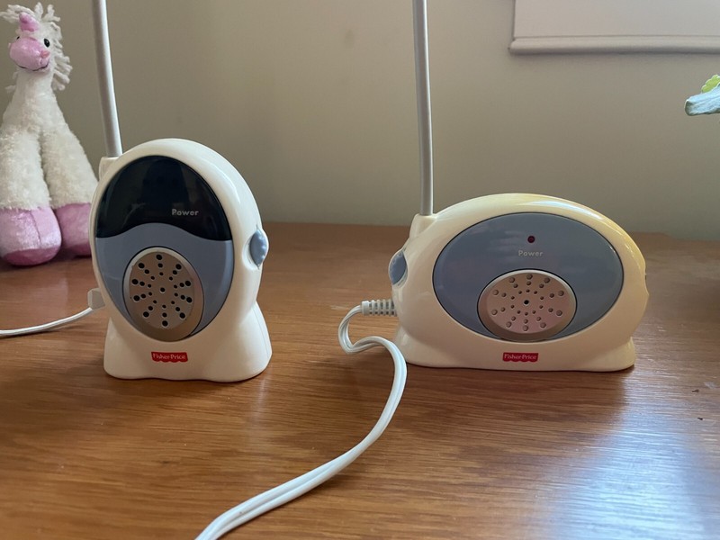 VINTAGE Fisher-Price B9636 Baby Monitor Receiver Sounds 'N Lights