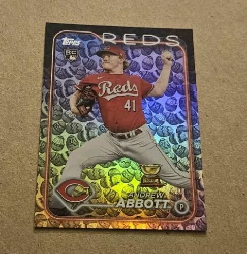 Andrew Abbott - 2024 Topps Series 1 - EGGS FOIL - Rookie - Los Angeles Angels