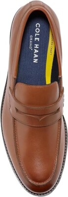 Cole Haan Grand+ Dress Penny Loafer British Tan Size 11 US  display picture 1