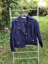 Womens Jacket Harve Bernard Blue Size 10 36