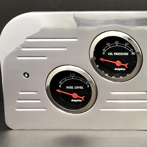 1961 GMC 6 Gauge Dash Panel Insert Mechanical Black - Foto 2 di 9