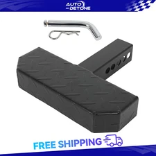 Rear Bumper Towing Guard Hitch Step Fits 2" Receiver 12" x 4.3" Step Platform