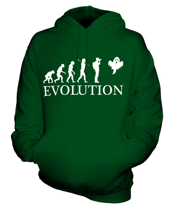 CAZA FANTASMA EVOLUTION OF MAN UNISEX SUDADERA CON CAPUCHA PARA HOMBRE MUJER SEÑORA REGALO CAZADOR