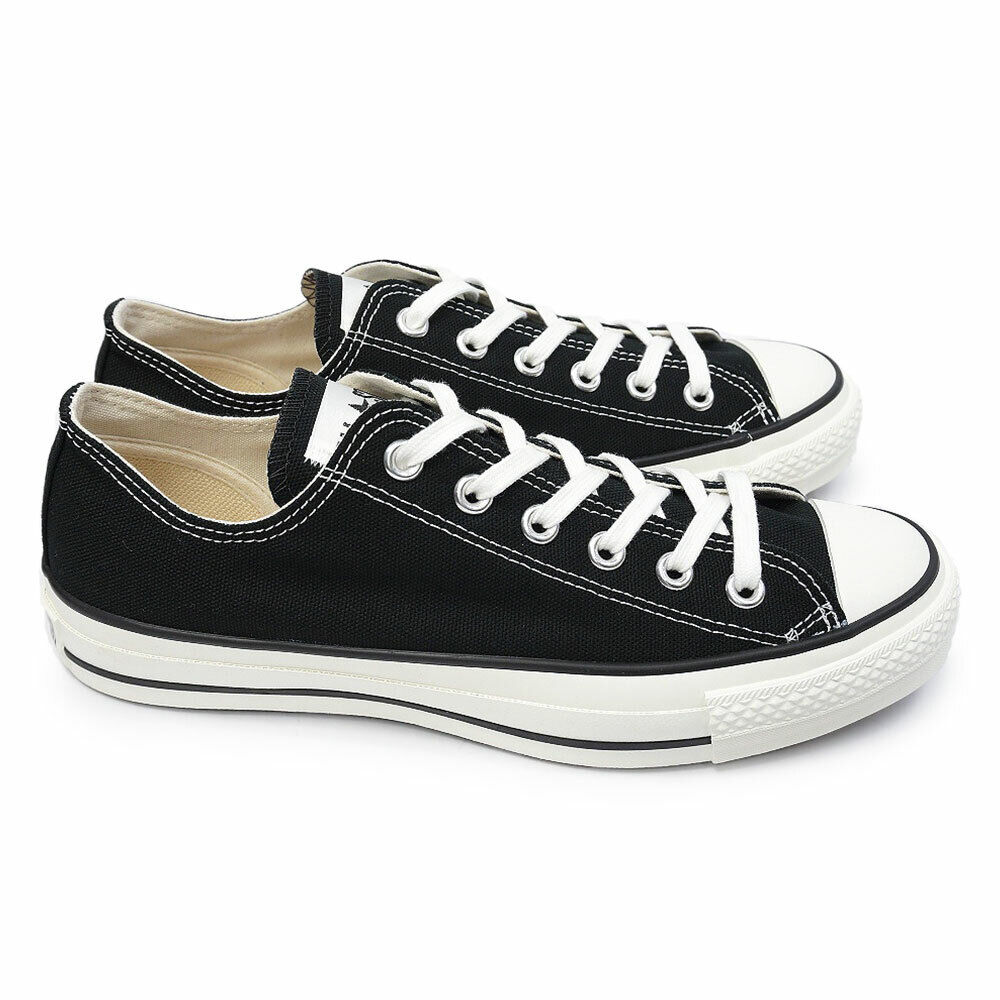 CONVERSE CANVAS ALL STAR J OX Made in JAPAN Sneakers Natural White Black  White