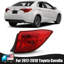 Tail Light RH Passenger Side Outer Lamp for 2017-2019 Toyota Corolla XLE XSE SE