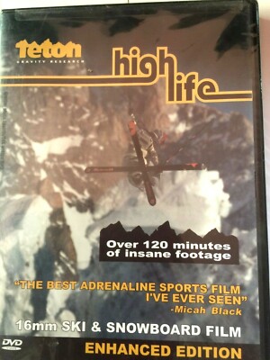 TETON GRAVITY RESEARCH - SKI & SNOWBOARD FILM - HIGH LIFE - DVD - BRAND NEW 