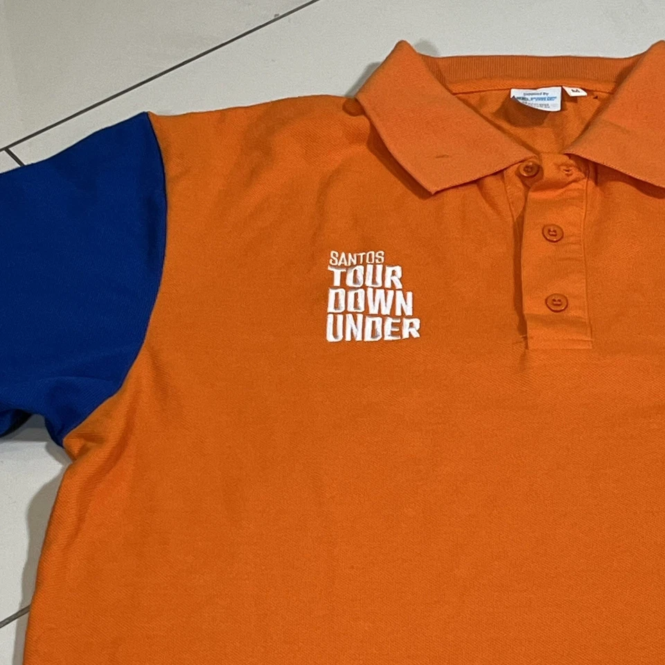 Camisa polo Santos Tour Down Under evento médio equipe Adelaide evento de ciclismo - Imagem 3 de 4