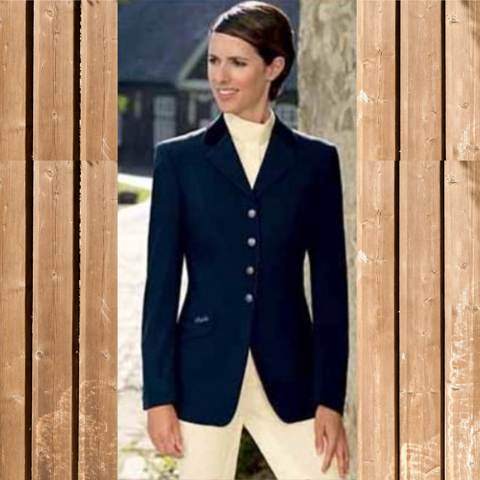 Veste De Concours Pikeur Epsom Beige Sans Col – Équitation, Saut D’obstacles