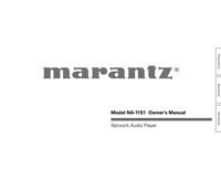Marantz Model Na-11s1 User Owner Manual Guide For Network Audio Player Marantz Model Na-11s1 User Owner Manual Guide For Network Audio Player