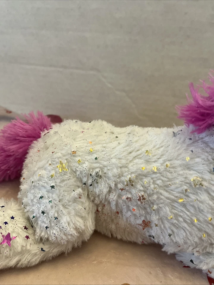 Dan Dee Unicorn w/ Matallic Stars Horn & Hooves Plush Stuffed Animal Toy - Image 4 of 4