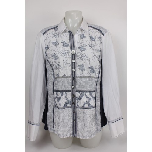 Womens Just White Shirt Size 44 EU Large UK Long Sleeve Article