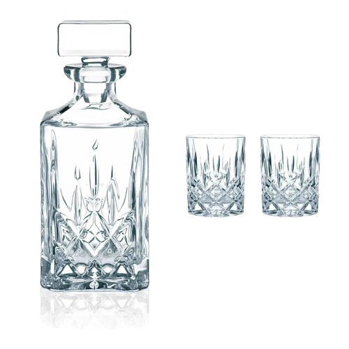 Nachtmann Noblesse 5-Piece Crystal Glass Set - 1 Pitcher (1190ml) & 4 Glasses (350ml), Dishwasher Safe - View #3