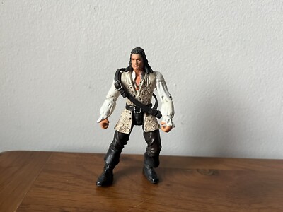 Disney Zizzle Fluch der Karibik 4'' Artikulat Figur Will Turner lange Haare