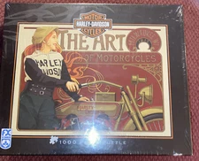 FX Schmid Harley Davidson “The Art Of Motorcycles 1000 Piece Jigsaw Puzzle