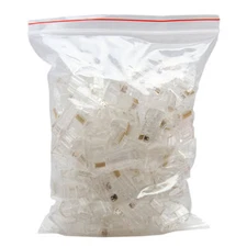 50 / 100 pcs Pack Gold Plated RJ45 Connector Network Modular Plug Cat5 CAT5e Lot