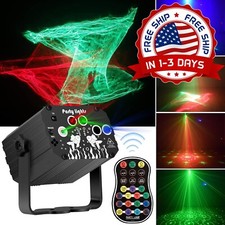 Luces Laser De Discoteca Proyector Para Fiesta Dj Escenario Con Control Remoto