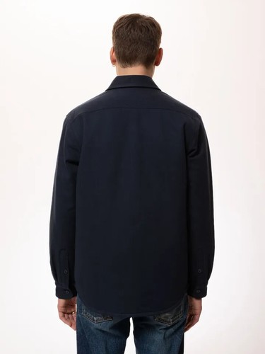 Nudie Jeans Glenn Giacca Cappotto imbottito Blu navy Chore 2024 £ 185 Organico - Imagen 4 de 6