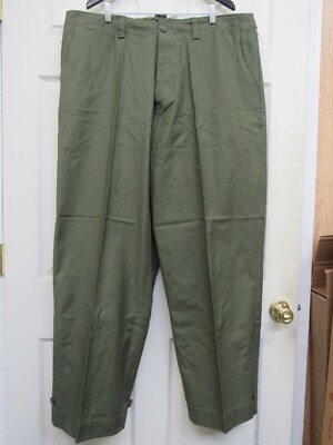 WW2 US M1943 OD Cotton Field Trouser Early Version Size 44