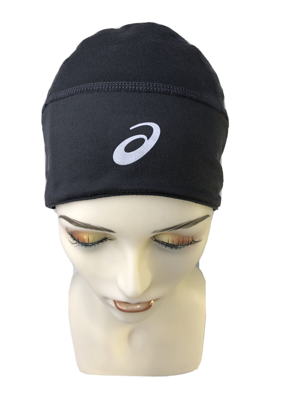 Asics Ultralight Reversible Beanie Stretch Cap Hat Womens One Size EUC
