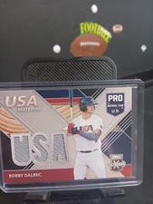 2020 Panini Elite Extra Edition #USAM-BD Bobby Dalbec USA Material Black