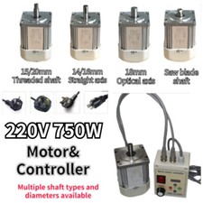 Servomotore e regolatore attacco 220V 750W driver tornio brushless macchina facciale nuovo