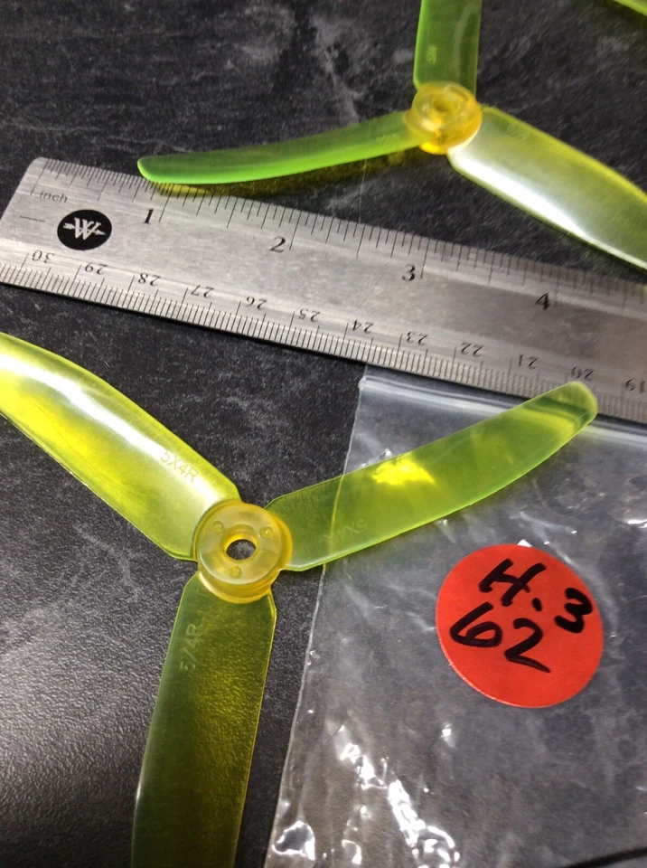 DYS Props FPVP1000YE {2pc.5x4/2pc.5x4R} NewInPack USA Shipped - Image 3 of 4