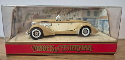 Y 19 1936 Auburn Speedster 851 Models of Yesteryear Matchbox in N Box