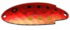 Thomas T101-GR Buoyant Wobbler Casting Trolling Spoon 1-1/2" Gold/Red