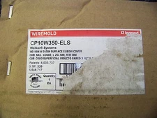 Wiremold Legrand Walker Systems Surface Elbow Cover P/N CP10W350-ELS