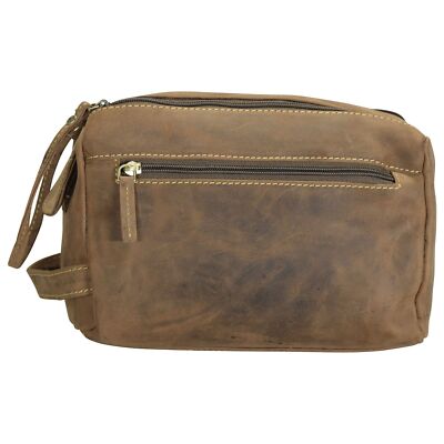 Greenburry Vintage Kulturbeutel Leder 23cm #142858 (brown)