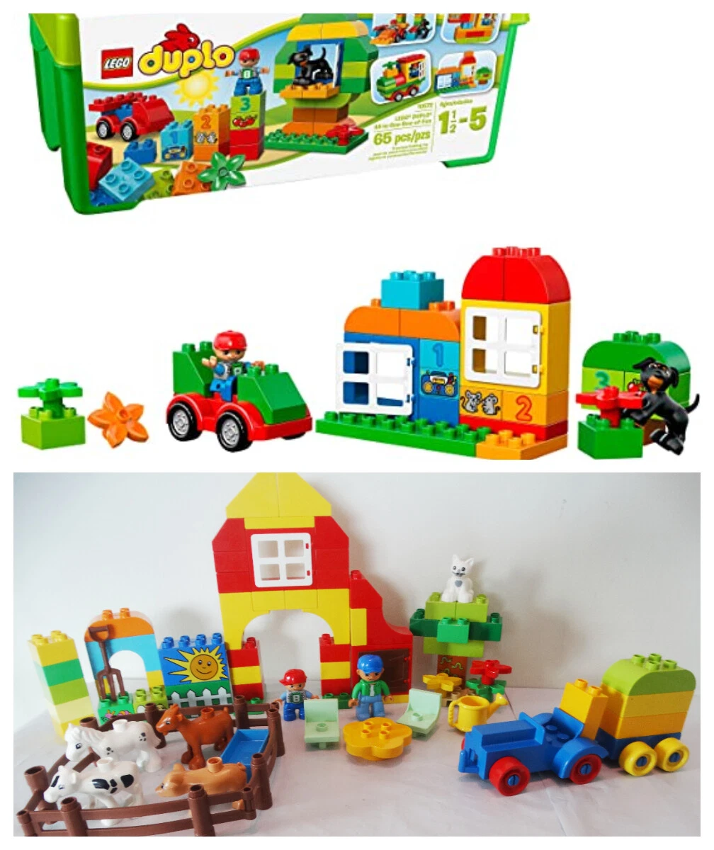 LEGO 10572 All In One Box complete 30 pc 6141 My First Farm w extra 82 pc