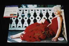 Cyndi Lauper signed 8 x 10, Time After Time, Girls Wanna Have Fun,PSA/DNA Z35999