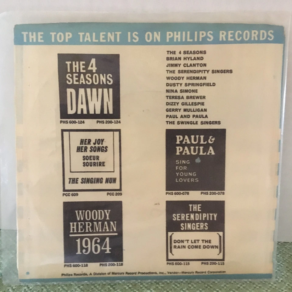 DUSTY SPRINGFIELD IN THE MIDDLE OF NOWHERE 45/PICTURE SLEEVE - Image 2 of 4