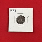 1889 P Seated Liberty silver 10C dime, Good