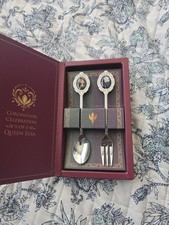 Cutlery Anna Elsa Souvenir Spoon Fork Set Frozen Tokyo Disney Sea Limited