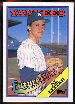 1988 Topps Baseball ERROR - #18 - Al Leiter (Steve George) - New York Yankees