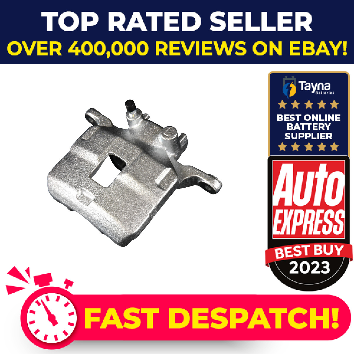 Brake Caliper fits MITSUBISHI L200 KA4T, KB4T 2.5D Front Left 2005 on Blue Print