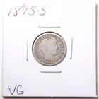 1895-S 10C Barber Liberty Head Dime in VG Condition #6933