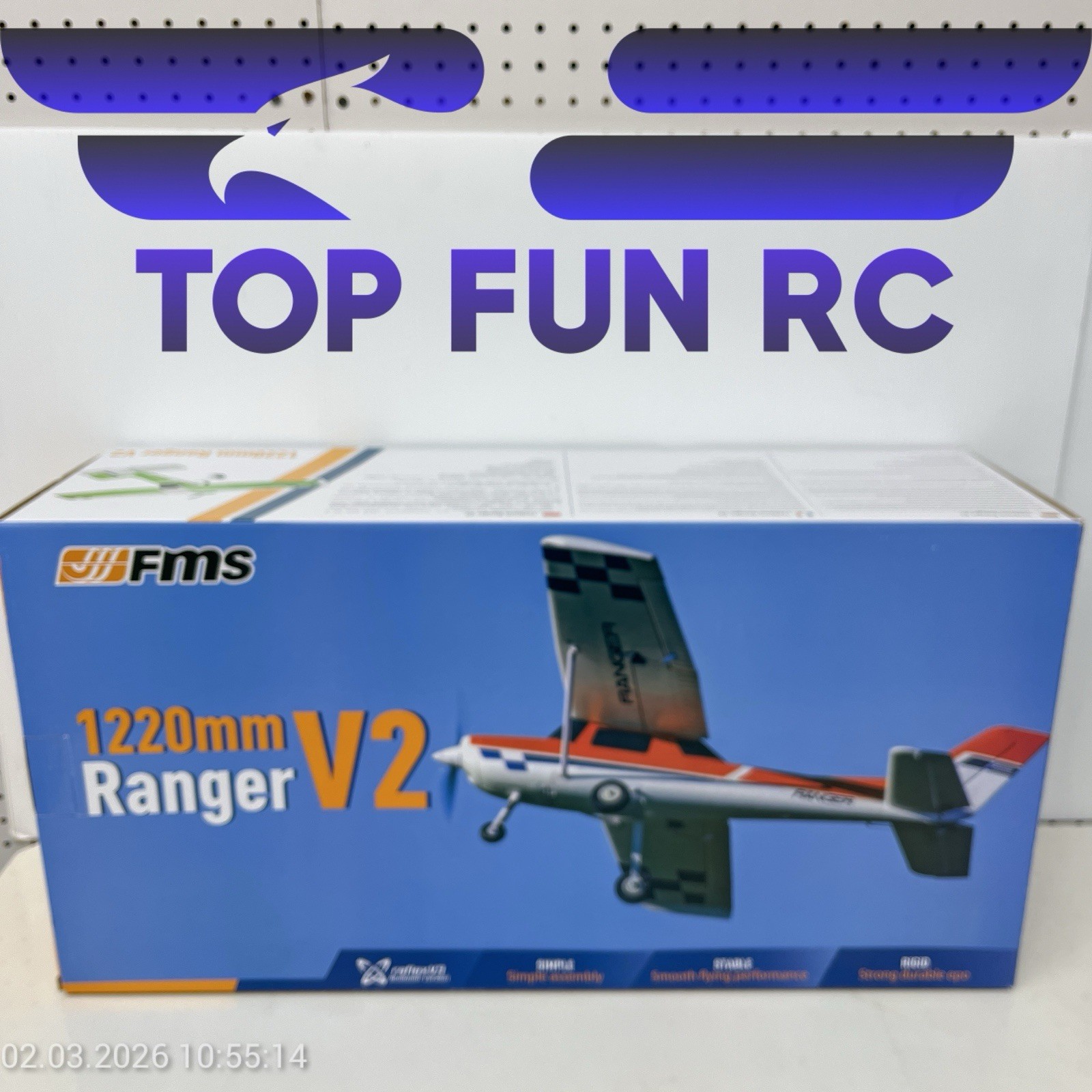 FMS RANGER 1220MM V2 PNP RC AIRPLANE RED