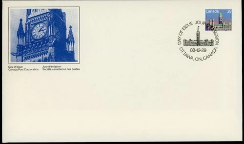 CANADA 1988 HOUSES OF PARLIAMENT DEFINITIVE #1165 FIRST DAY COVER !! M201